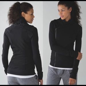 Lululemon Bhakti Pique Stripe Jacket Sz 6